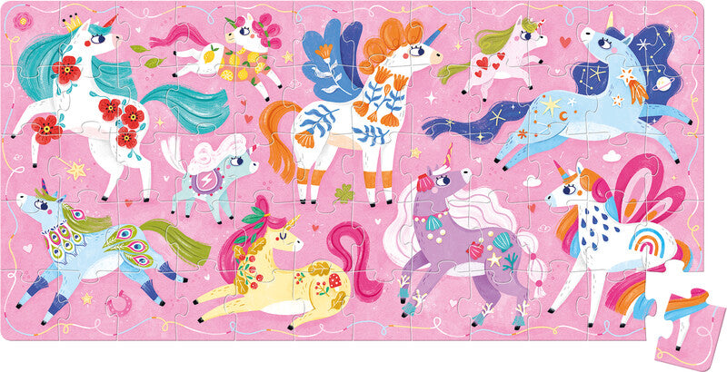 Banana panda I love Unicorns – Logikspiel, 1 Spieler, ab 4 Jahren