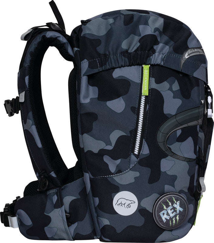 Beckmann Classic Schulrucksack 1st – 6-teilig – Camo Rex