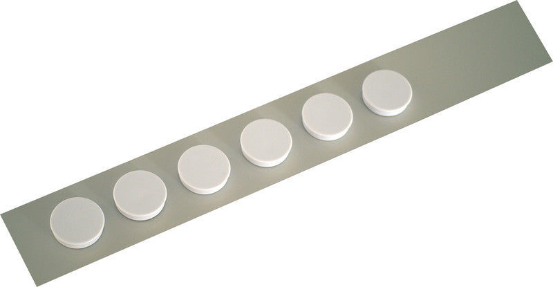 Ultra-Dex Magnetleiste – 1 m × 50 mm, lichtgrau, zuschneidbar, selbstklebend