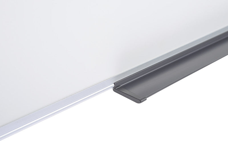 Q-connect Whiteboard – 90 × 60 cm, Emaille, magnetisch, Aluminiumrahmen, Wandmontage