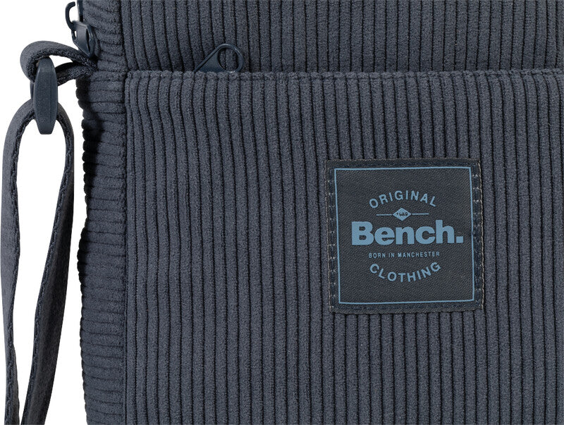 Bench Umhängetasche, 2,5 l, Polyester, Denim Blau, 16 × 21 × 6 cm