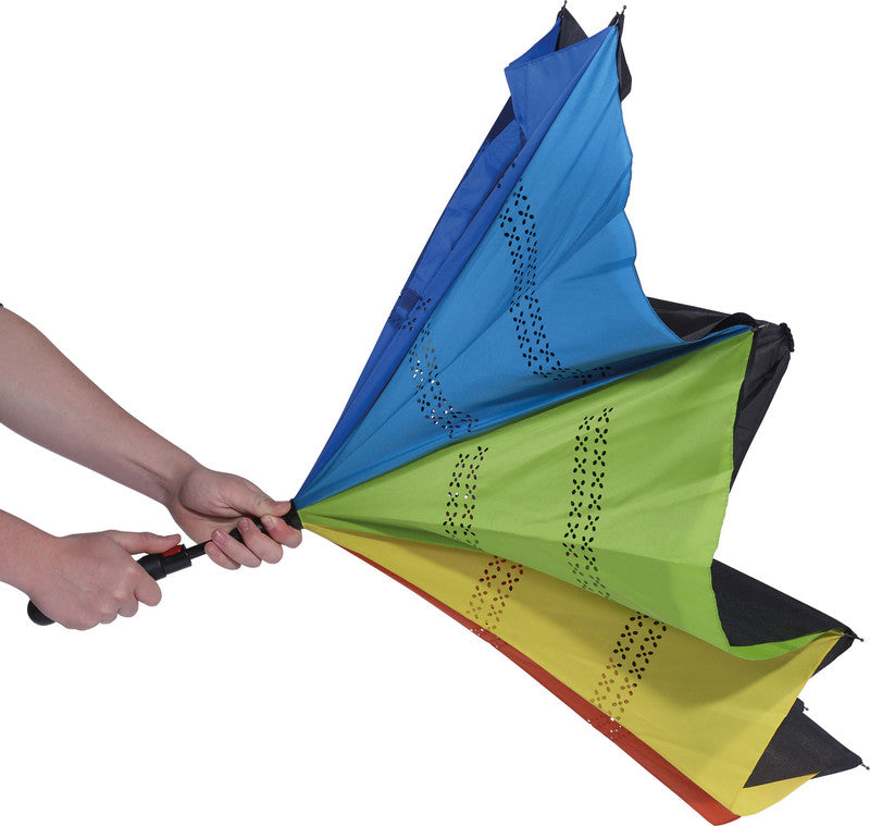 Automatischer Regenschirm Arc – Automatik, Ø 112 cm, L 79,5 cm – schwarz – Umkehrschirm