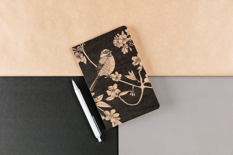 Clairefontaine Notizheft Le Cerisier Blanc, liniert, 64 Seiten, Fadenheftung, 90 g/m² – mehrfarbig