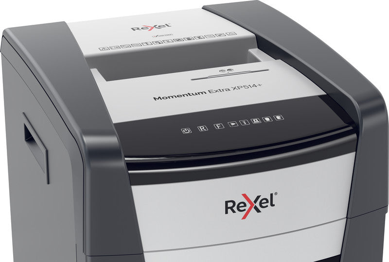 Rexel Momentum Extra XP514+ – Aktenvernichter, DIN P-5, Mikroschnitt 2 × 15 mm, 14 Blatt, 60 l, A4