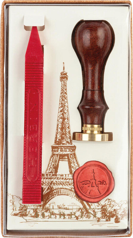 Herbin Siegelwachs-Starterset – Eiffelturm – Rot