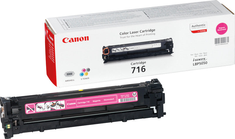 Canon Toner 716 – magenta, 1500 Seiten – für Farb-Laserdrucker/Multifunktionsgeräte