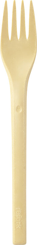 Noname Besteck-Set Holz, 3-teilig (Messer, Gabel, Serviette) – Messer & Gabel 17 cm, natur