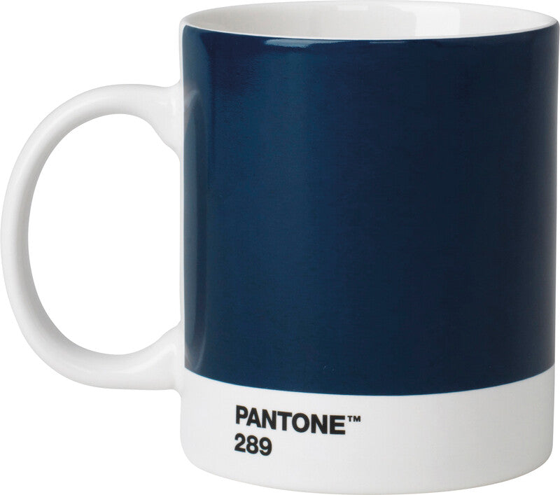 Pantone by copenhagen Tasse – 375 ml, Ø 8,5 cm, H 12,4 cm, Fine China (Keramik), Dunkelblau