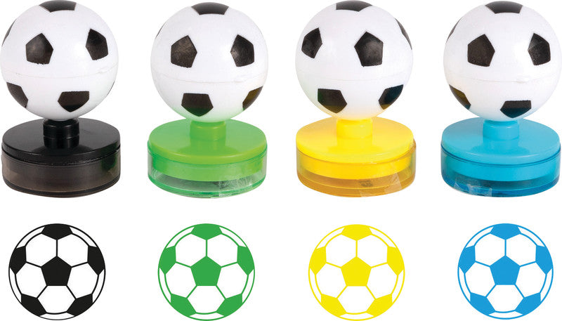 Trendhaus Motivstempel – Fussball, selbstfärbend, sortiert