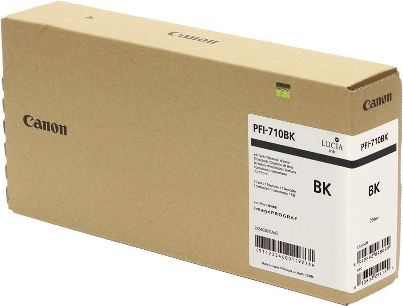Canon Tintenpatrone PFI-710BK, schwarz, 700 ml, original