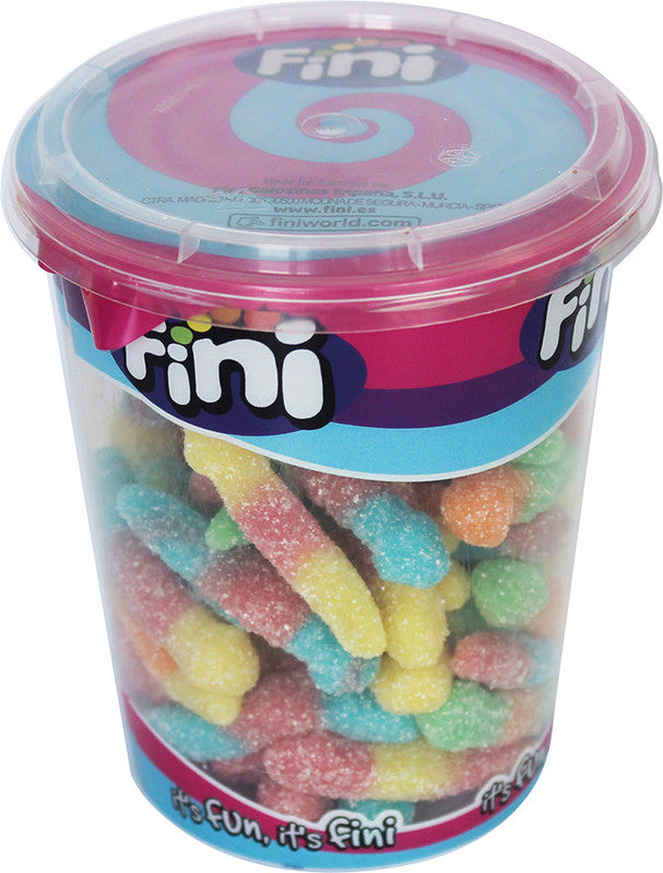 Fini Fruchtgummi Jelly Worms – sortiert, 200 g