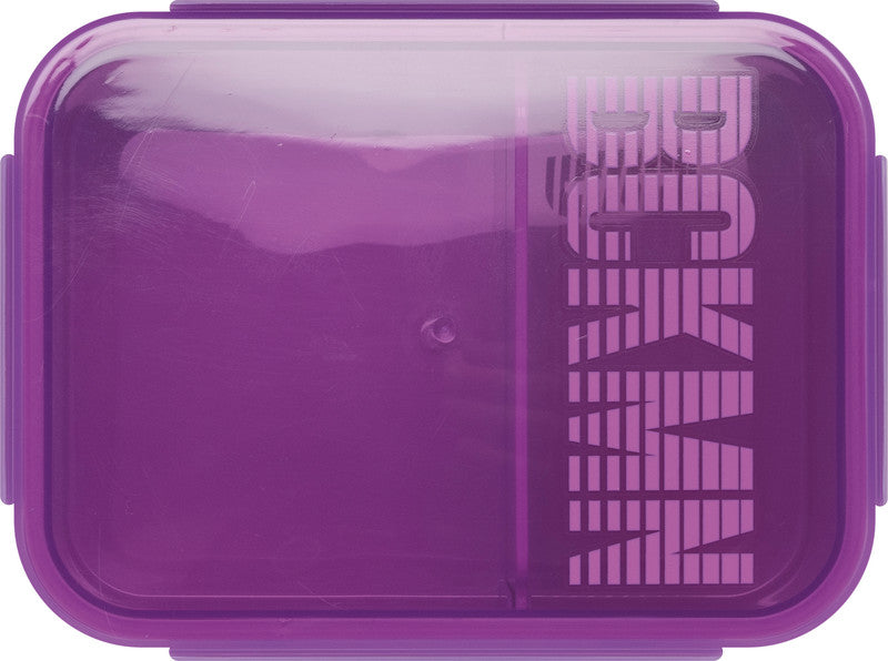 Beckmann Lunchbox – 1,7 l – mit Innenteiler – Kunststoff – violett – 18,7 × 7 × 14 cm