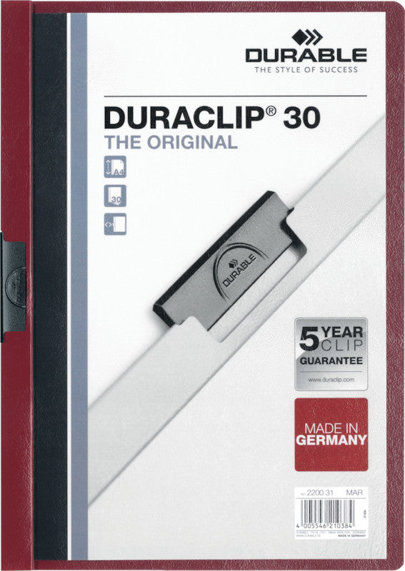 Durable Unterschriftenmappe – A4, Aubergine, Kunststoff