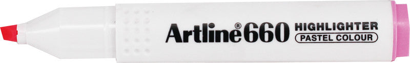 Artline 660 Pastell Textmarker Set 6 Farben – Keilspitze, 1–4 mm