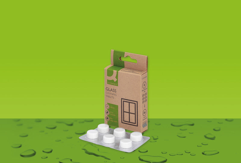 Q-Connect – Glasreiniger Tabs – 6 Tabs