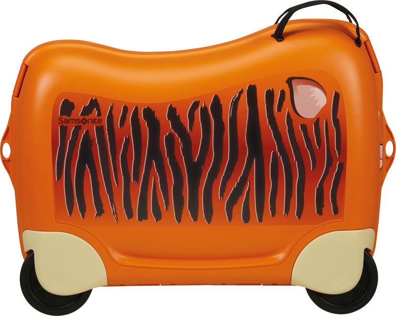 Samsonite Ride-on-Kindertrolley Handgepäck – 30 l, Hartschale PP, 4 Rollen, Tiger T., 52 × 38 × 21 cm