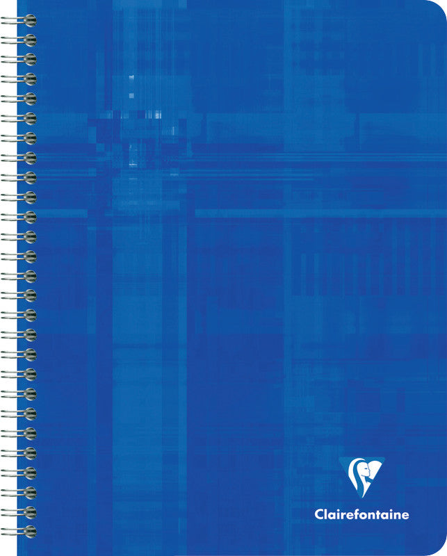 Clairefontaine Spiralheft, 175 × 220 mm, 5 mm kariert, 120 Seiten, 90 g/m² – sortiert