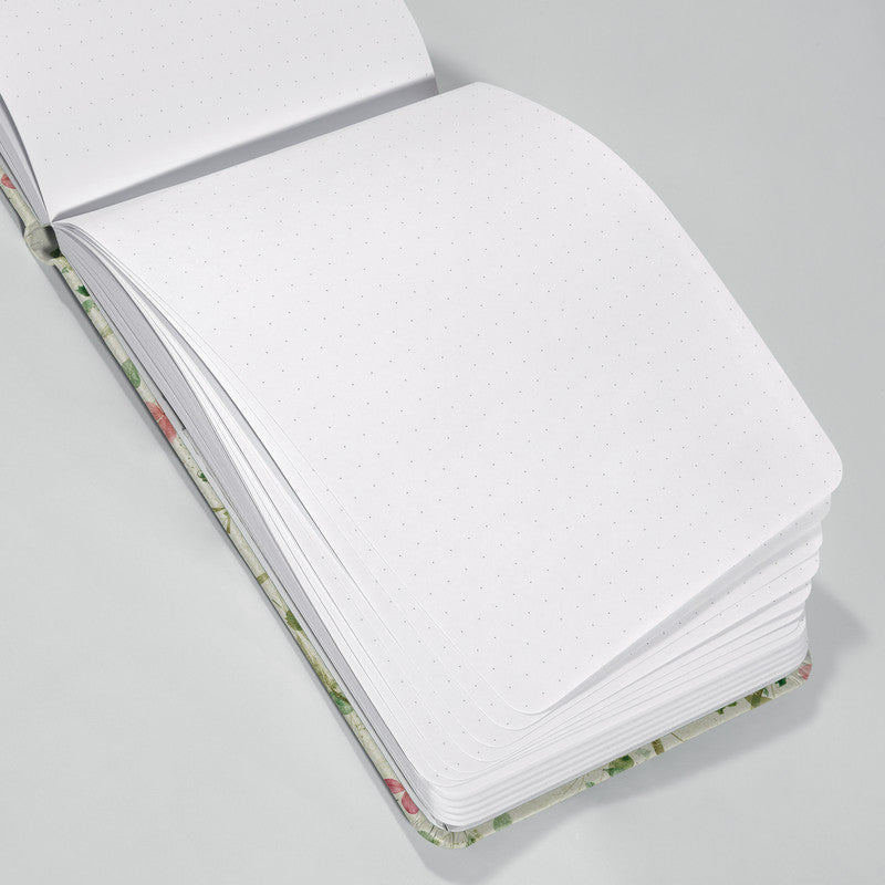 Sigel Notizblock JOLIE, punktkariert, Fadenheftung, Hardcover, 79 Blatt, perforiert, 100 g/m² – mehrfarbig