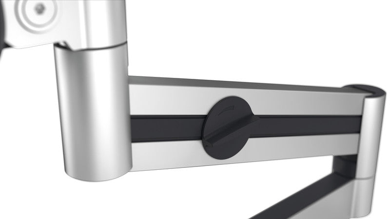 Durable Monitorarm, 1 Monitor, Tischdurchführung, bis 27", VESA 75 × 75/100 × 100 mm, 8 kg, silber
