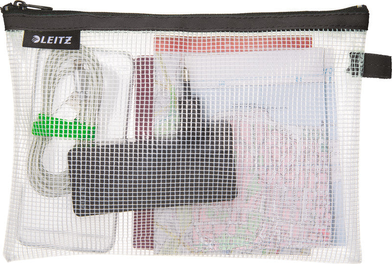 Leitz Reissverschlusstasche – Wasserfest, Reissverschluss – 240 × 170 × 10 mm – Schwarz – EVA