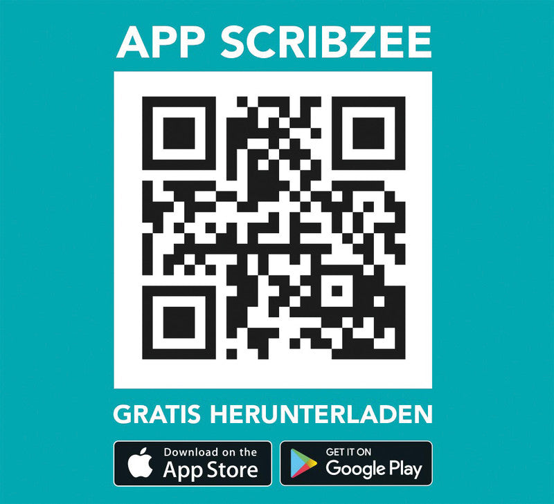 Elba Collegeblock, 80 Blatt, 4-fach gelocht, mikroperforiert, 90 g/m² – sortiert, für SCRIBZEE App