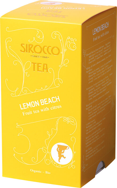 Sirocco Lemon Beach – Teebeutel, Bio-Früchtetee – 20 Beutel
