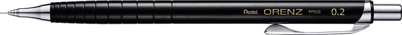 Pentel Orenz Druckbleistift – 0,2 mm, Anti-Minenbruch, Schwarz