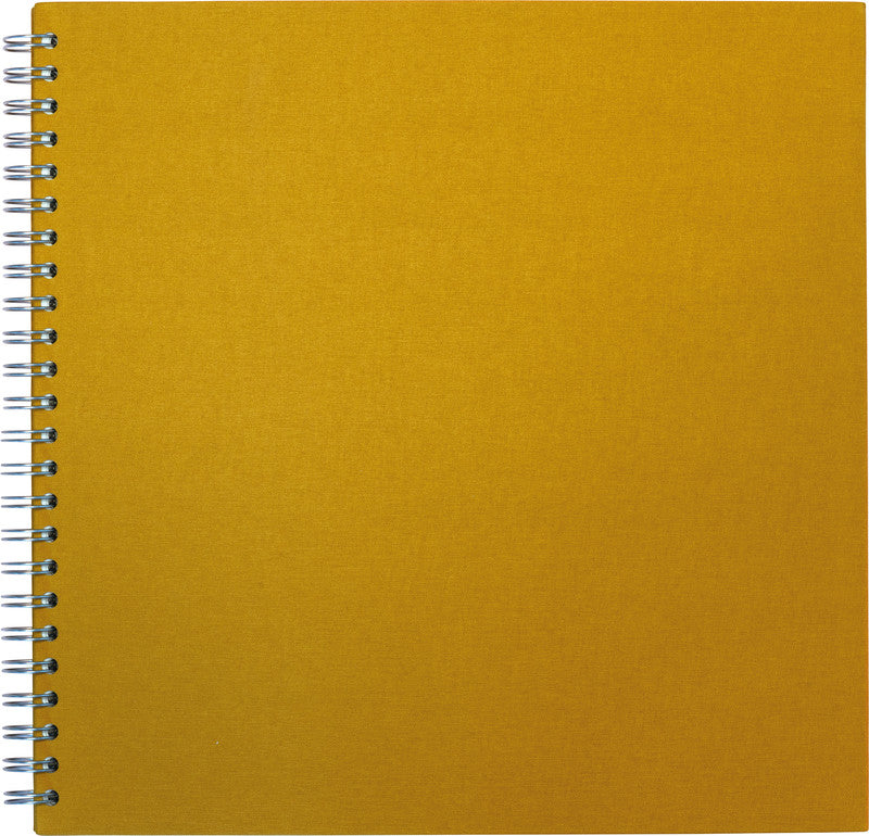Eibert Fotoalbum – für 320 × 320 mm, curry, mit Spirale, Textil