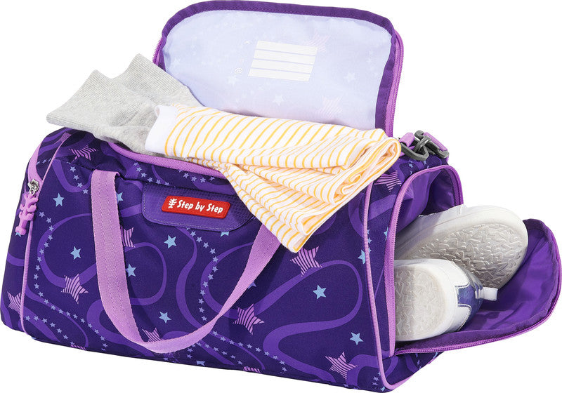 Step by Step Sporttasche SPACE – 13 l, Motiv Pegasus Emily, mit Schultergurt, wasserabweisend, 38 × 20 × 23 cm