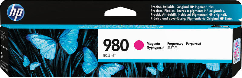HP Tintenpatrone 980, Magenta, 6'600 Seiten – für Inkjetdrucker/Multifunktionsgeräte