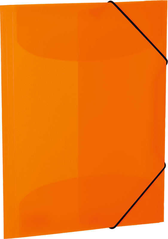 HERMA Sammelmappe, für A4, Kunststoff, orange, mit Gummizug