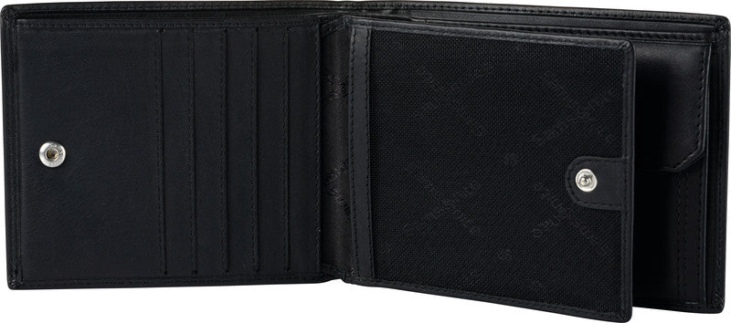 Samsonite Portemonnaie – 128 × 100 mm, Leder, schwarz – 1 Stück