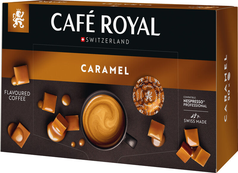 Café Royal Kaffeepads Caramel – für Nespresso Professional & Café Royal Professional – 50 Pads