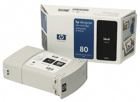 HP Tintenpatrone 80, Schwarz – für Inkjetdrucker/Multifunktionsgeräte