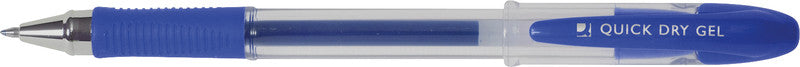 Q-CONNECT Delta Gel Gelschreiber – Blau, 0,7 mm, Kappe