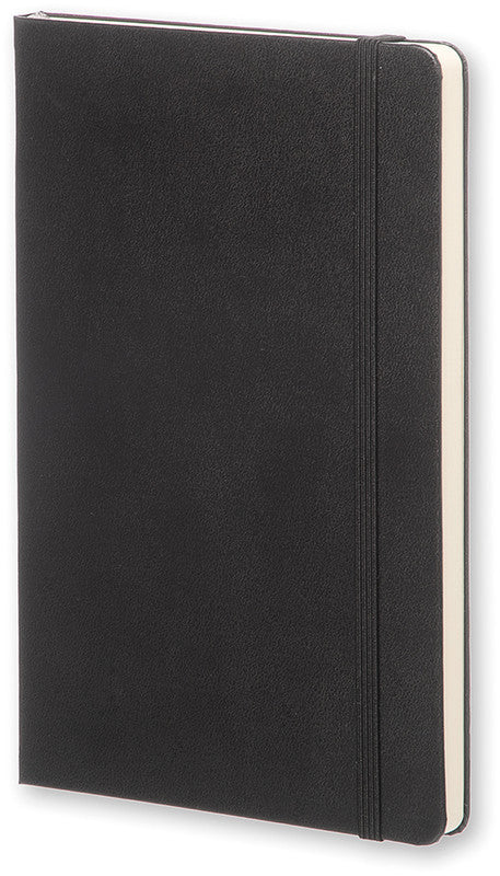 Moleskine Notizbuch, 130 × 210 mm, punktkariert, Leimbindung, Hardcover, 240 Seiten, 70 g/m² – schwarz