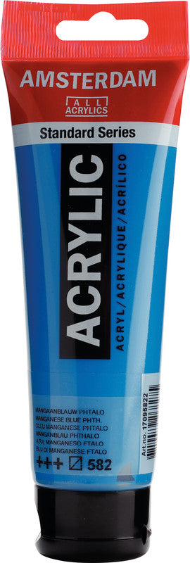 Royal Talens Amsterdam – Acrylic Standard – Acrylfarbe – Manganblau, 120 ml