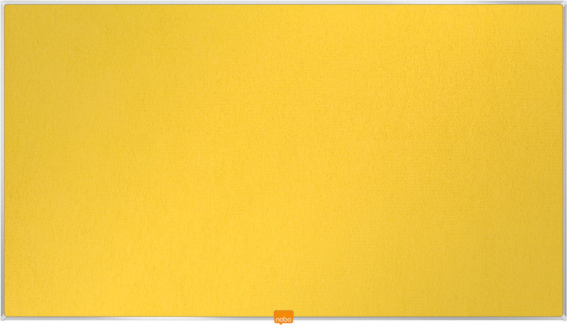 Nobo Pinnwand – Filz – 90 × 51 cm, gelb
