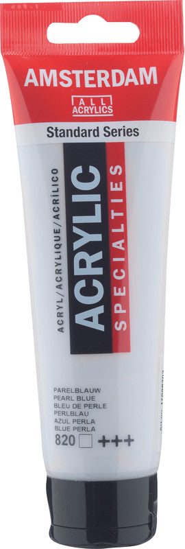 Royal Talens Amsterdam – Acrylic Standard – Acrylfarbe – Blau Perleffekt, 120 ml