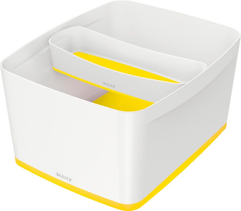 Leitz Aufbewahrungsbox MyBox – Kunststoff, weiss, 31,8 × 19,8 × 38,5 cm