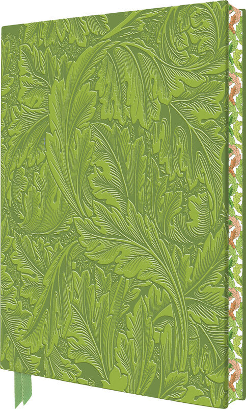Flame tree Notizbuch – A6 – punktiert – 176 Seiten – 80 g/m² – gebunden, Lesezeichen, grün