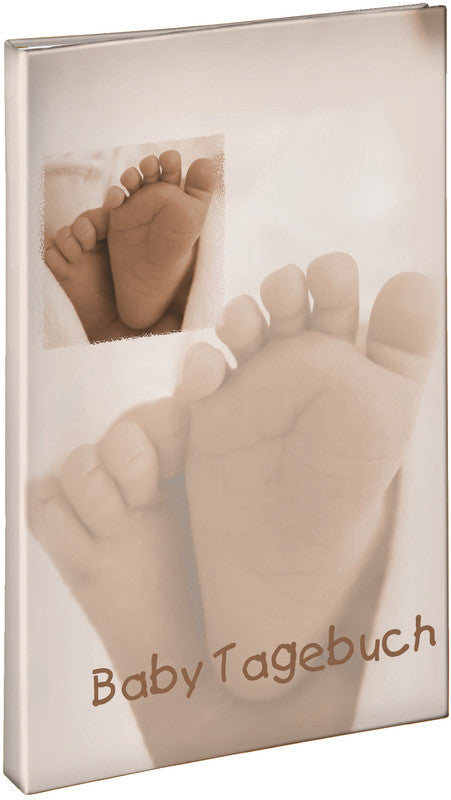 Hama Baby Feel Baby-Tagebuch – 205 × 280 mm – 44 Seiten – gebunden, mehrfarbig, farbig illustriert