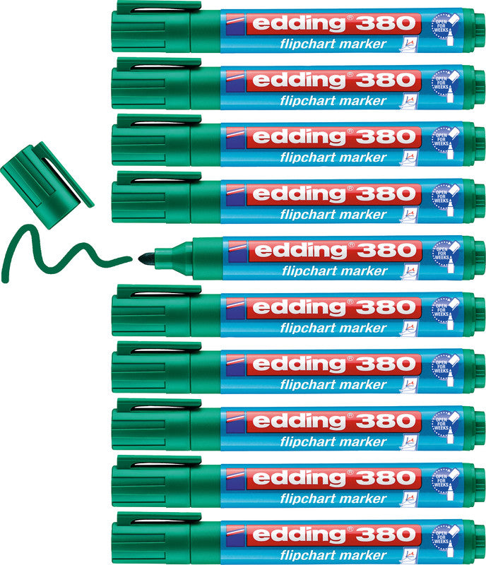 Edding Flipchart-Marker – Rundspitze 1-5 mm – Grün