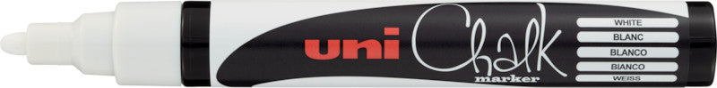 Uni-Ball Kreidemarker – Rund, 1,8–2,5 mm – Weiss