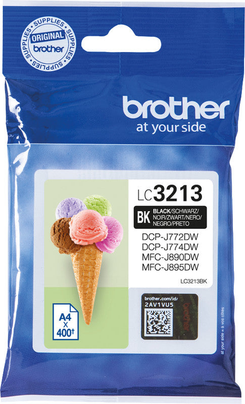 Brother Tintenpatrone, Schwarz, 400 Seiten – für Inkjetdrucker/Multifunktionsgeräte