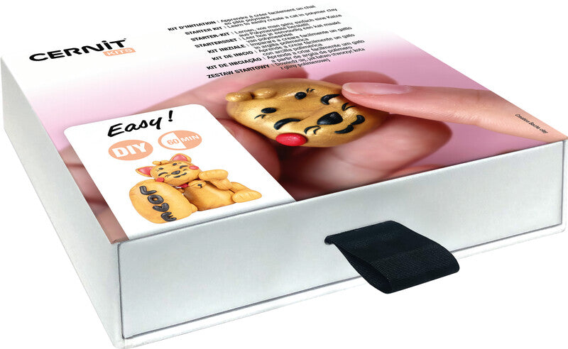 Cernit Modellierset Katze – 4 Blöcke – 150 × 150 × 30 mm