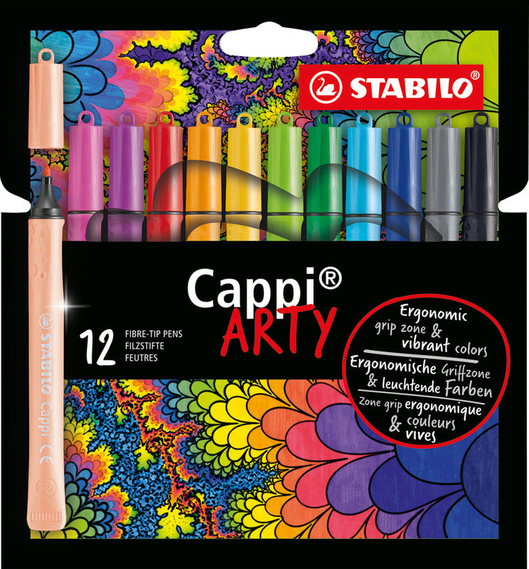 STABILO Filzstifte, Strichbreite 1 mm, 12 Farben