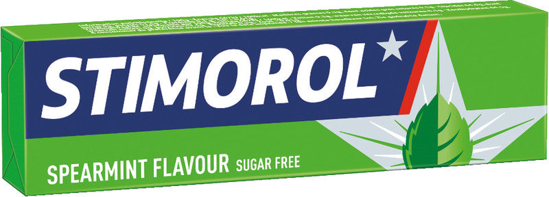 Stimorol Kaugummi – Pfefferminz, vegan, zuckerfrei, 14 g