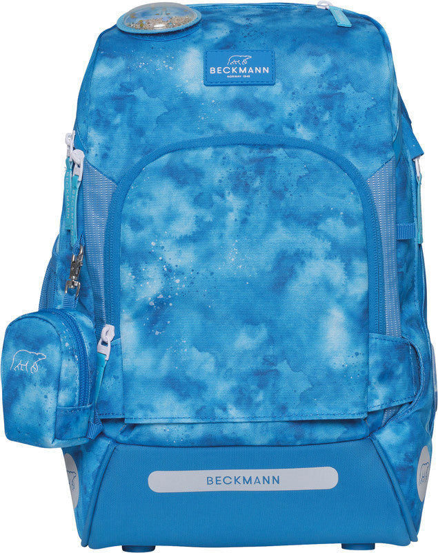 Beckmann Schulrucksack Active Air Flx – Ocean – 26,0×39,0×22,0 cm – recycelte PET-Flaschen