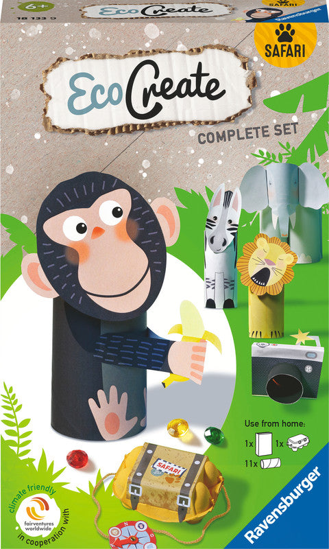 Ravensburger EcoCreate Safari Bastelset – ab 6 Jahren